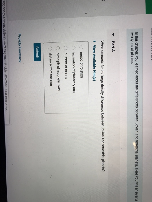 Solved Earth Science Lab logy Lab 11 Solar S Lab Report 18.5 | Chegg.com