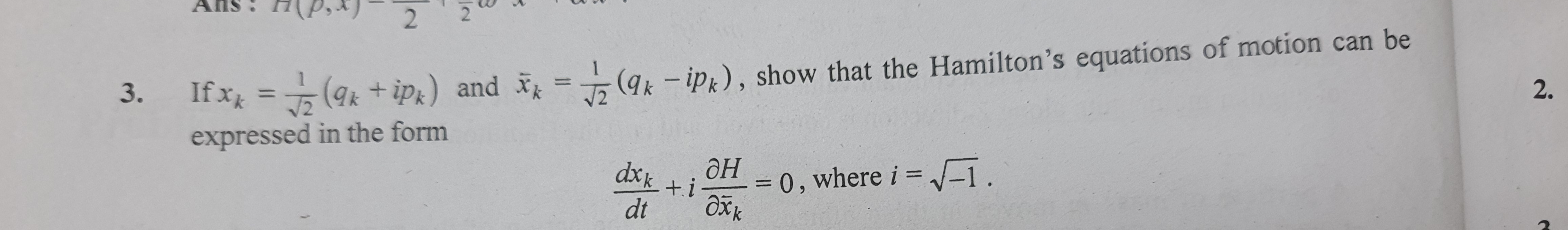 Solved If x_(k)=(1)/(sqrt2)(q_(k)+ip_(k)) and | Chegg.com