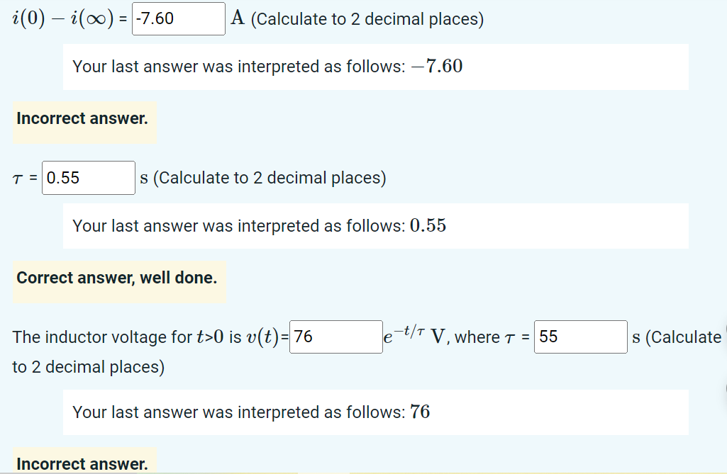Solved For the network shown in the given figure, find i(t) | Chegg.com