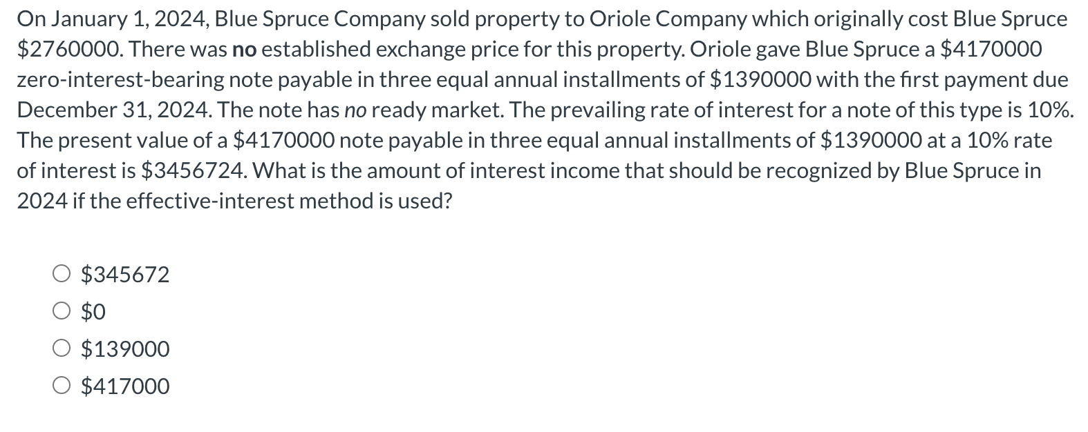 Solved On January 1 2024 Blue Spruce Company Sold Property Chegg Com   PhparLdVT