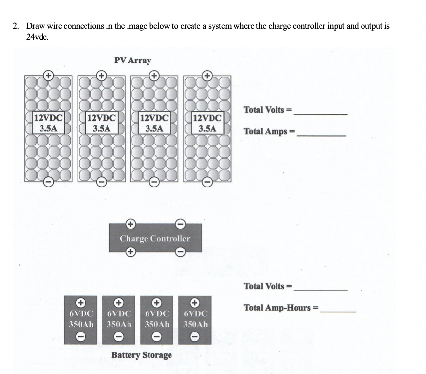 Solved 2. Draw wire connections in the image below to create | Chegg.com