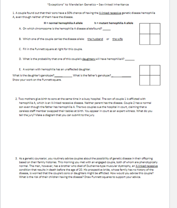 Solved Draw a Punnett square for the following cross: a Draw | Chegg.com