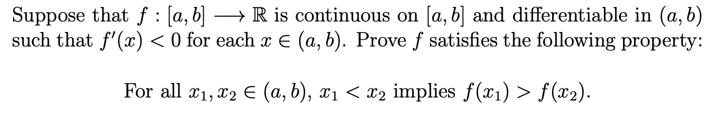 Solved Suppose That F : [a, B] → R Is Continuous On [a, B] | Chegg.com