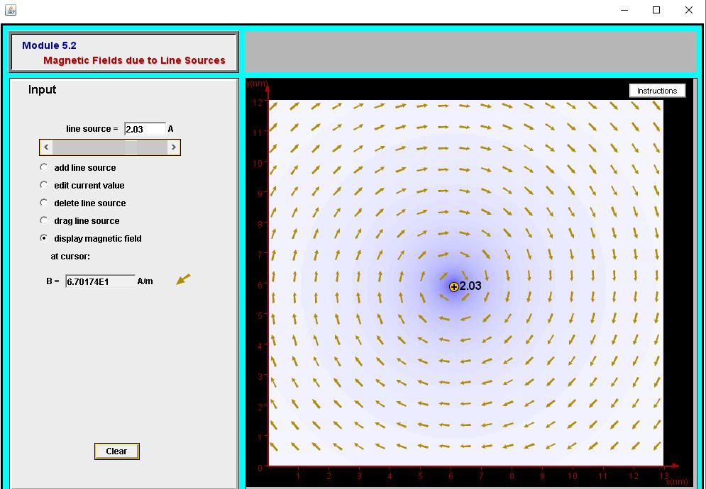 Solved Module 5.2 Magnetic Fields due to Line Sources Input | Chegg.com