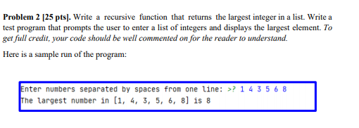 Solved Make sure the code works and you comment to explain | Chegg.com