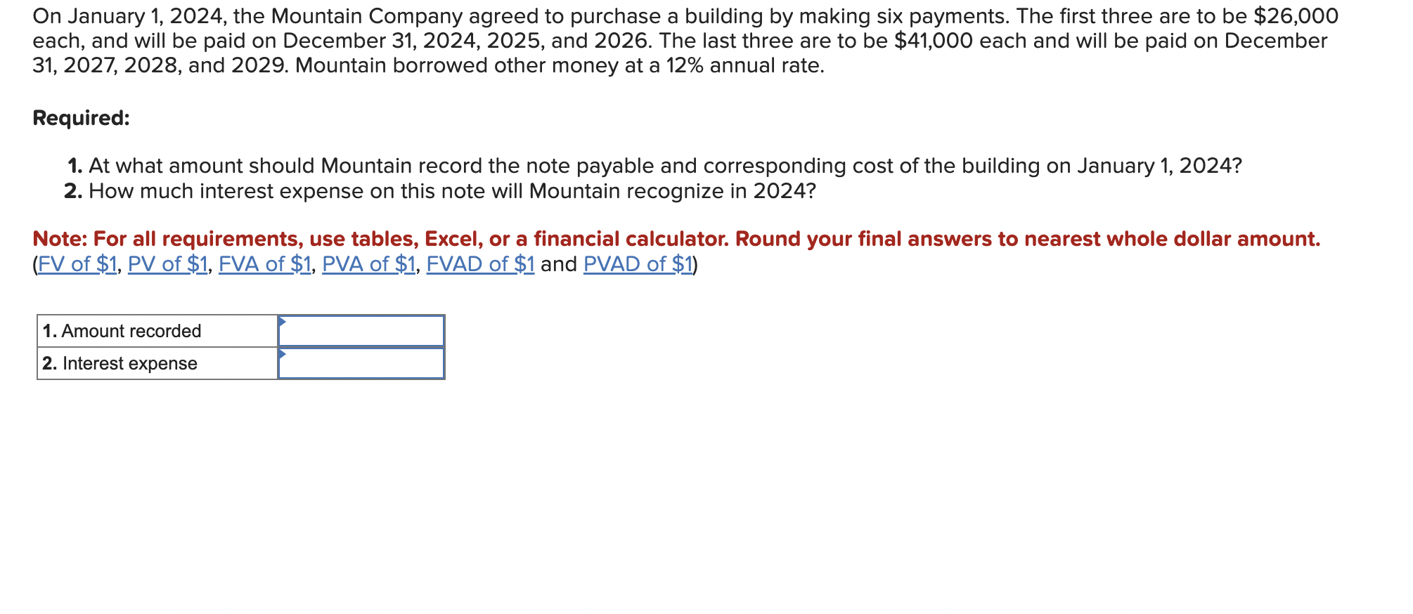 Solved On January 1 2024 The Mountain Company Agreed To Chegg Com   PhpGjiREO