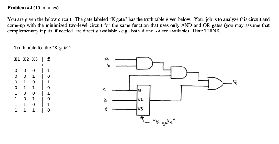 Solved You are given the below circuit. The gate labeled 