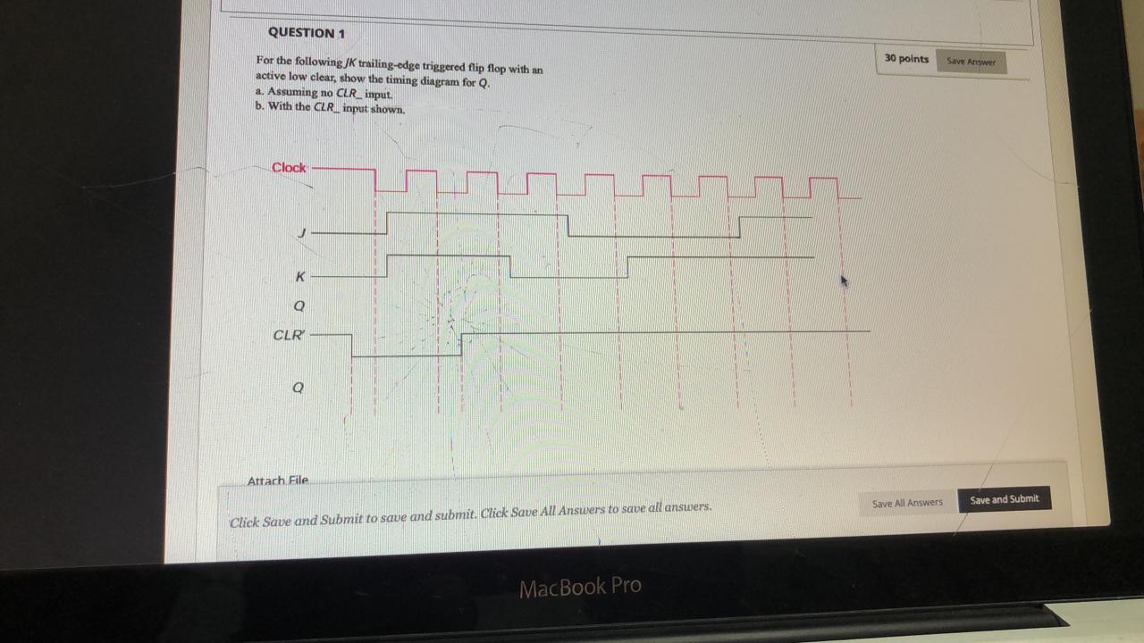 Solved QUESTION 1 30 points Save Answer For the following | Chegg.com