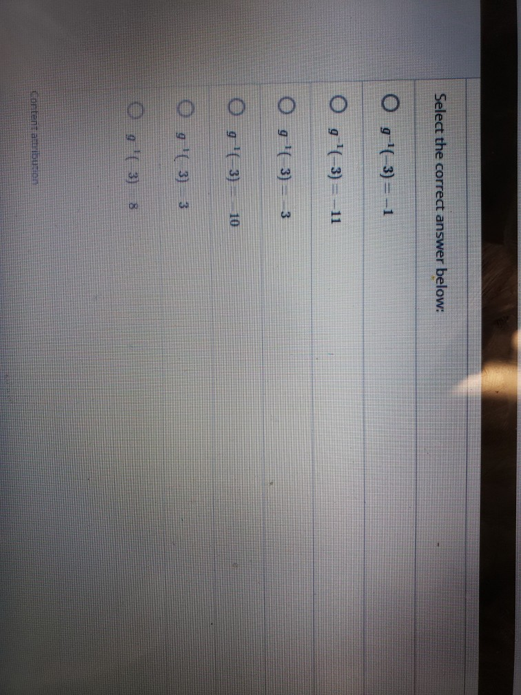 Solved Question 1 Use the following table of values for the | Chegg.com