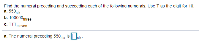 Solved Please help find the numeral preceding a through c | Chegg.com