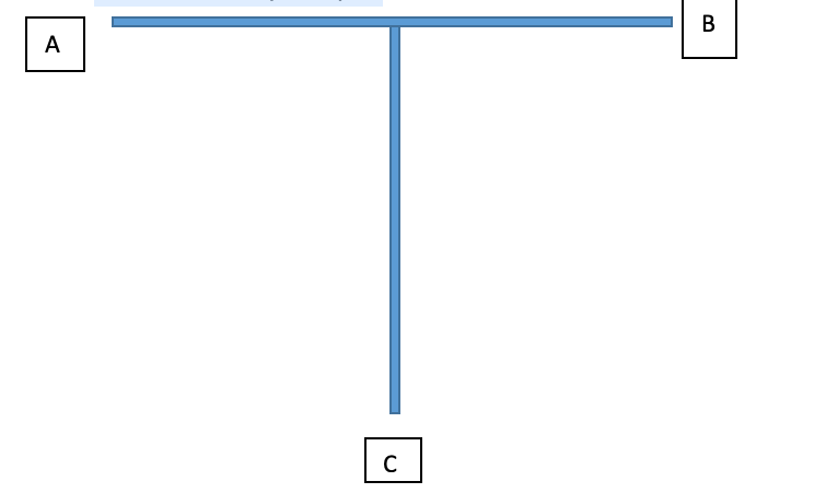 Consider a T shape metal interconnect configuration | Chegg.com