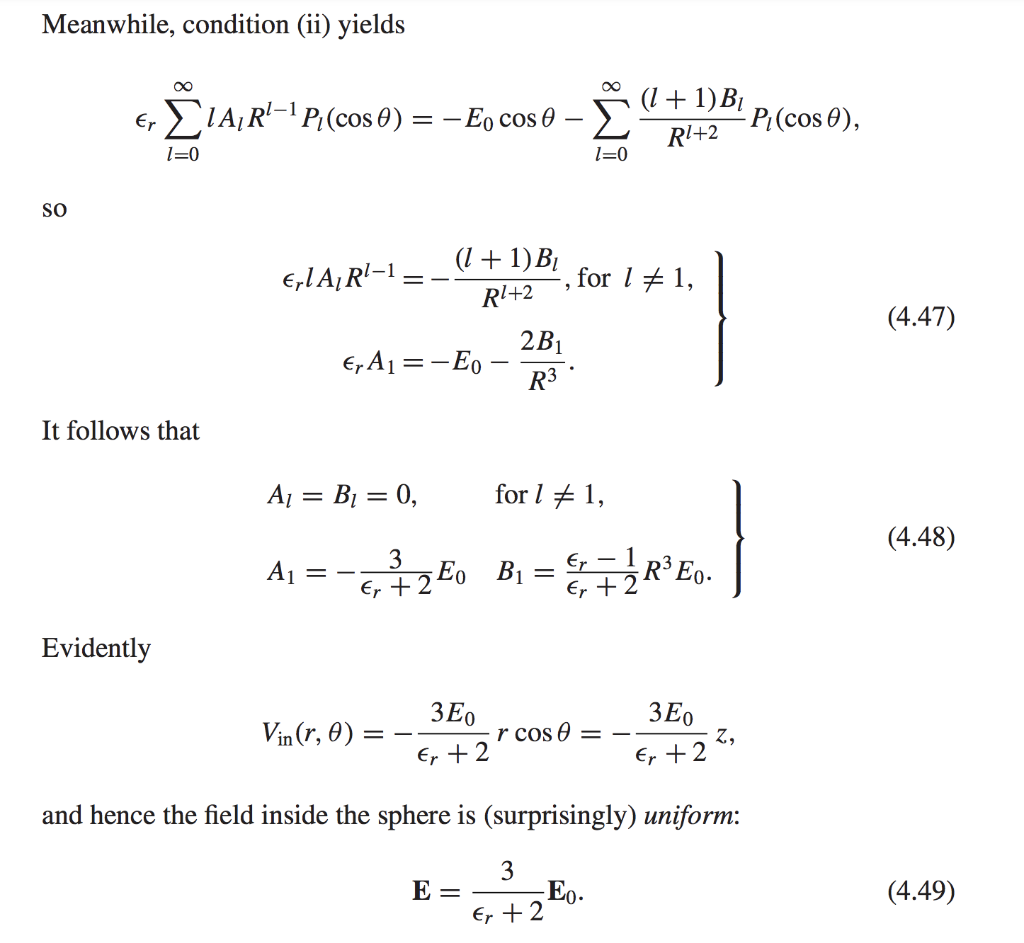 Solved Problem 2 Consider Griffiths Example 4.7 discussed in | Chegg.com