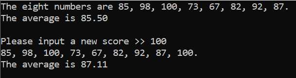 Solved C#CalAvg(), for 1) displaying and List and then 2) | Chegg.com