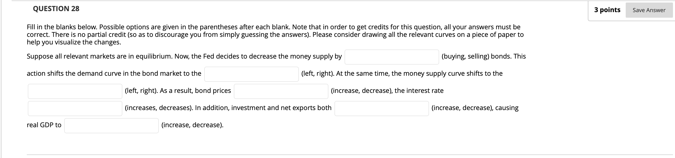 Solved QUESTION 28 3 points Save Answer Fill in the blanks | Chegg.com