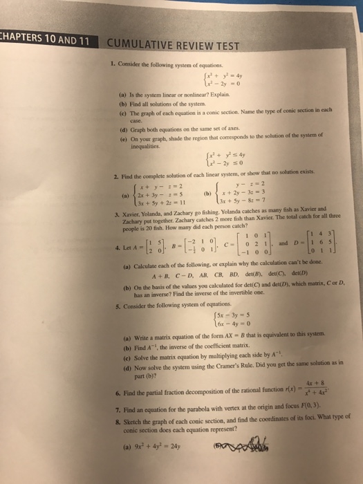 Solved I need to show work for all these problems please | Chegg.com