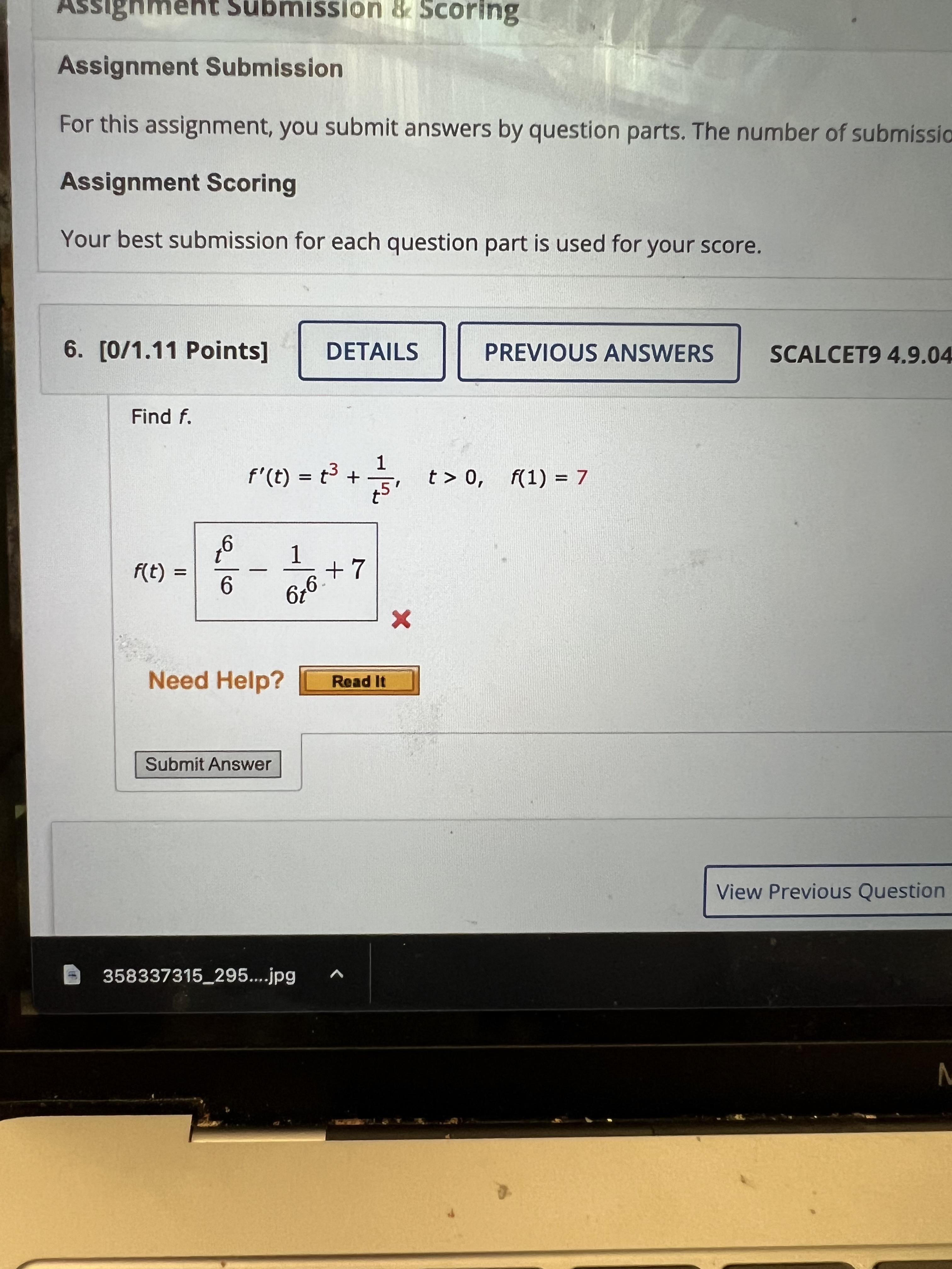 Solved Assignment Submission For this assignment, you submit | Chegg.com