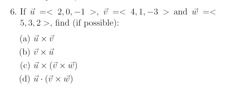 6 If U 2 0 1 U 4 1 3 And U 5 3 2 Chegg Com