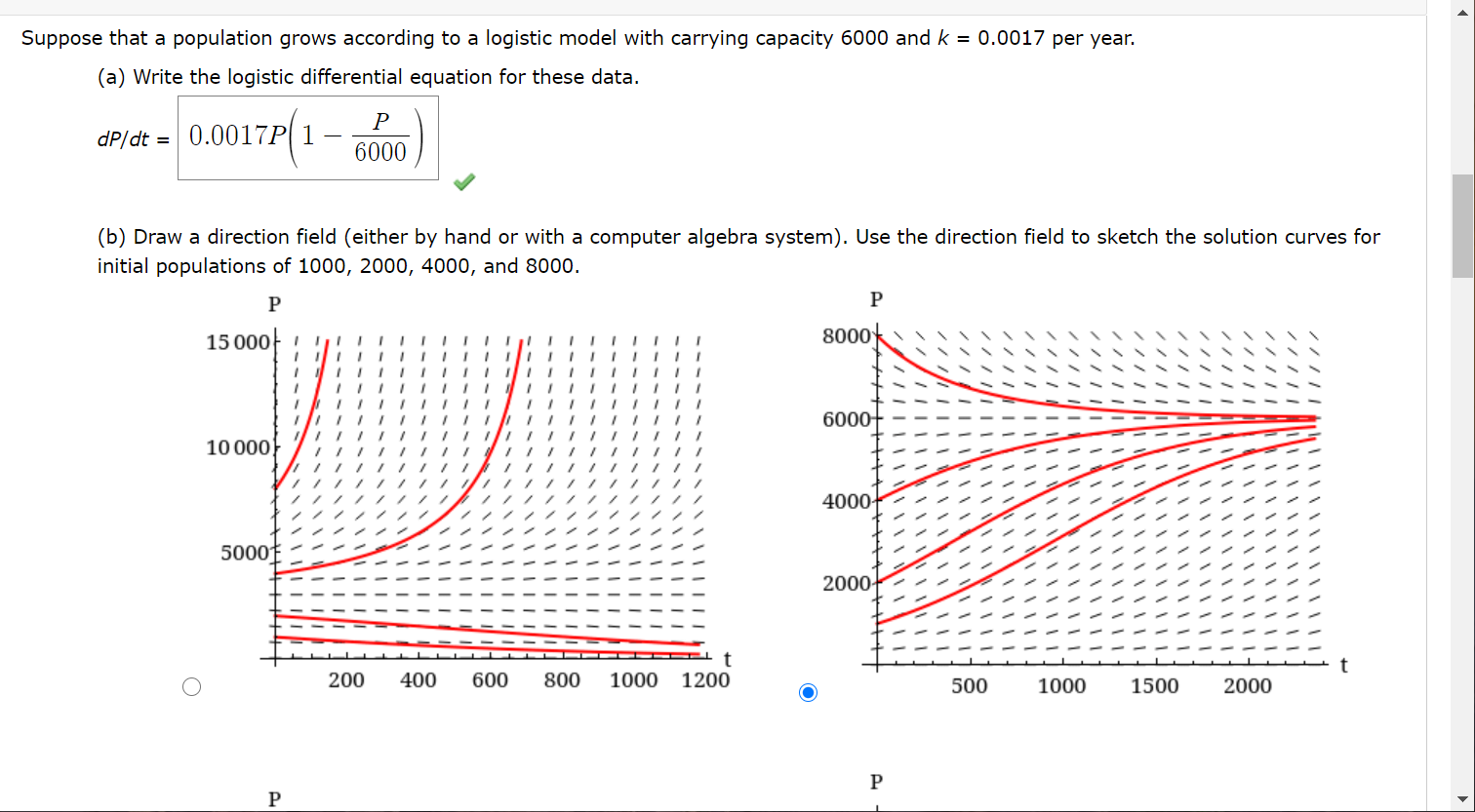 Solved Suppose That A Population Grows According A Logistic Chegg Com