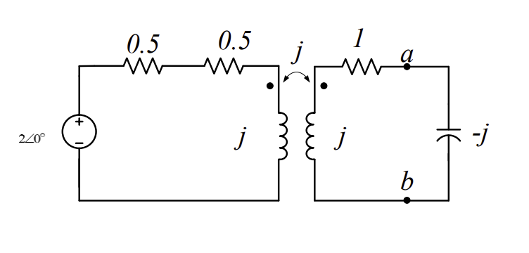 Solved In the following circuit, find the Thevenin | Chegg.com