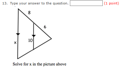 13 Type Your Answer To The Question 1 Point 8 6 Chegg Com