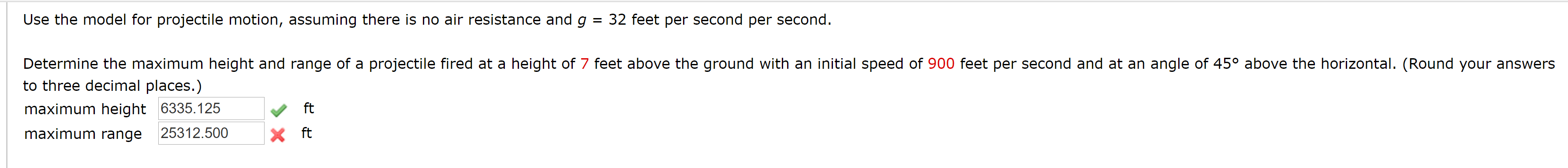 Solved Use the model for projectile motion, assuming there | Chegg.com