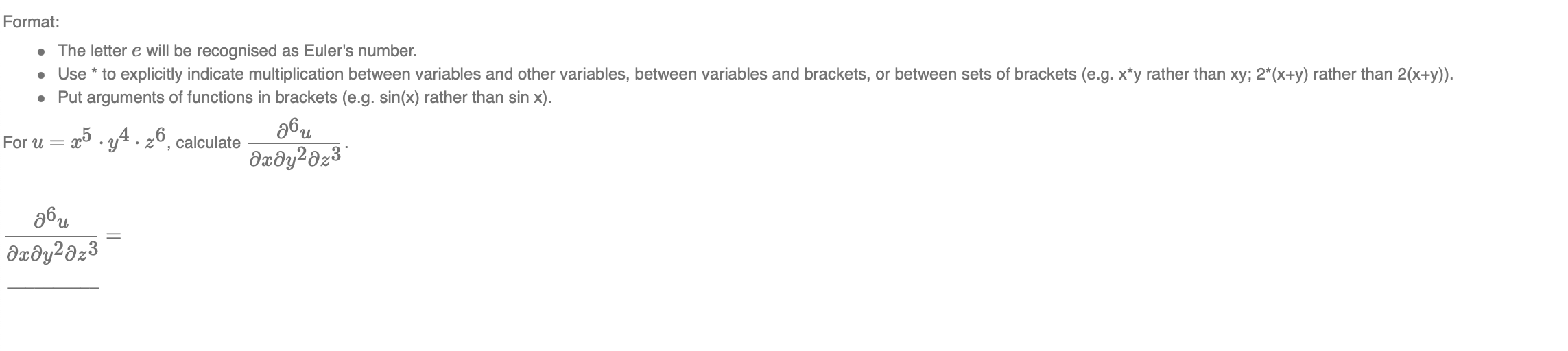 Solved Format: - The letter e will be recognised as Euler's | Chegg.com