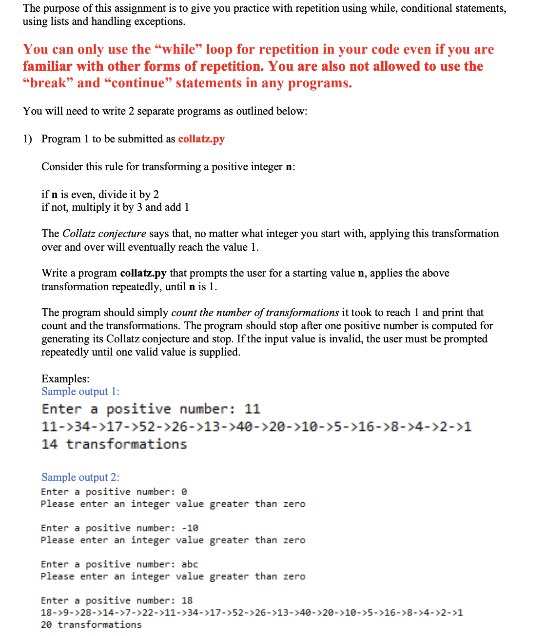 Solved The purpose of this assignment is to give you | Chegg.com