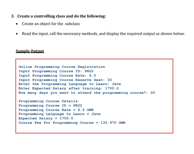 Solved B. Write a Java Program that includes the following | Chegg.com