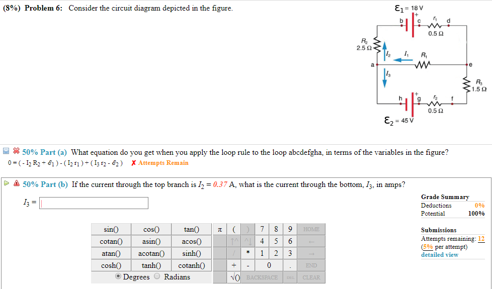 Consider The Circuit Diagram In The Figure