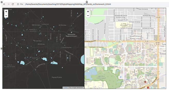 Create a new Web page which contains two maps. When | Chegg.com
