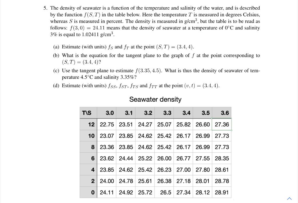 solved-5-the-density-of-seawater-is-a-function-of-the-chegg