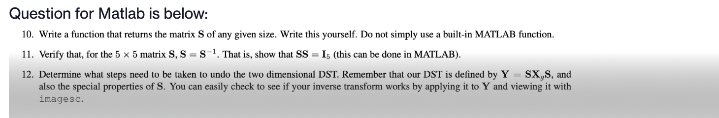 Solved Question for Matlab is below: 10. Write a function | Chegg.com