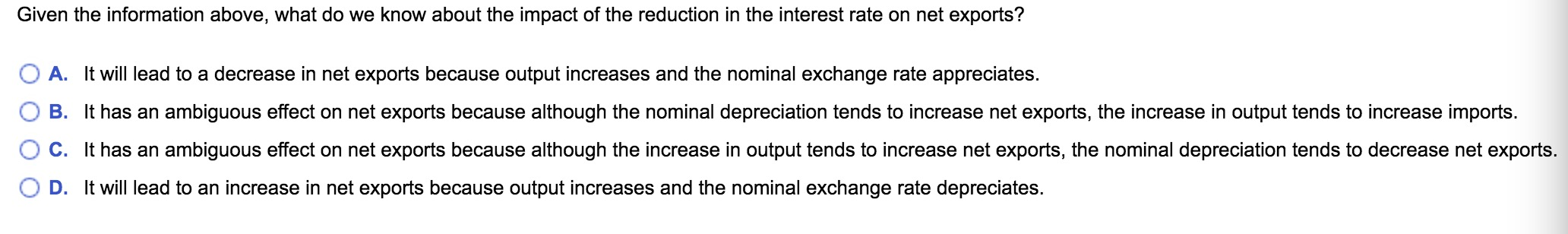 Solved In this chapter, we showed that a reduction in the | Chegg.com
