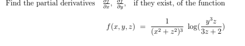 Solved Find The Partial Derivatives ах ду If They Exist Of