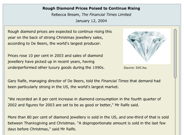 de beers a diamond is forever