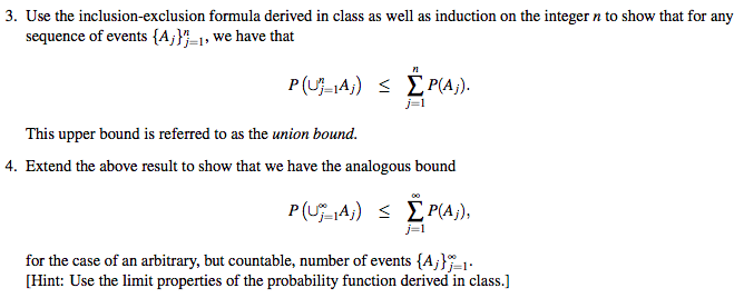 Solved 3. Use the inclusion-exclusion formula derived in | Chegg.com
