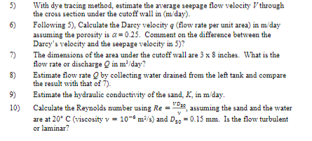 groundwater experiment