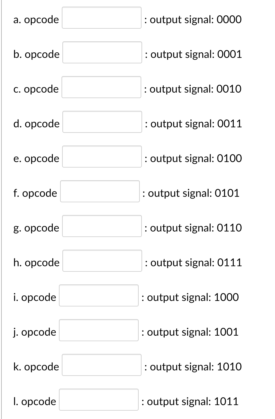 Solved 2-24. In Fig. 2-25, list the OP CODE words and the | Chegg.com