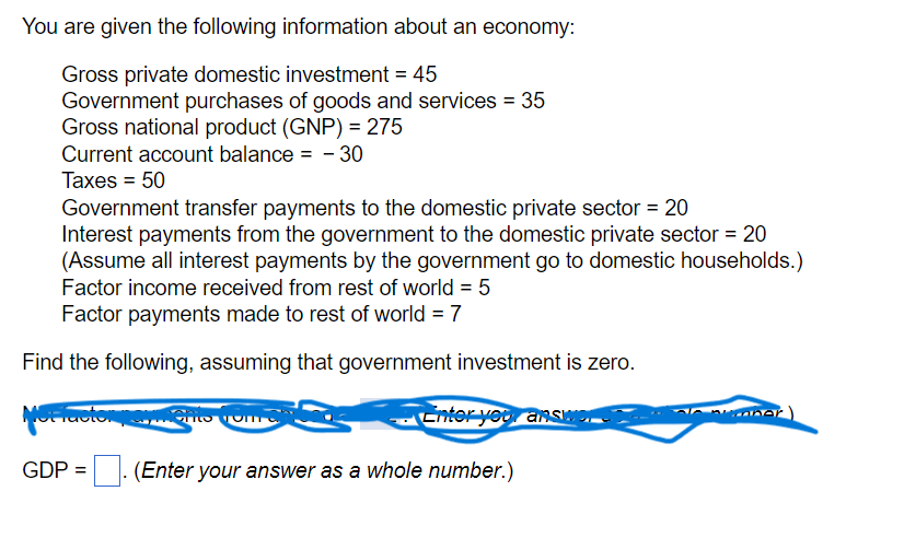 Solved You are given the following information about an | Chegg.com