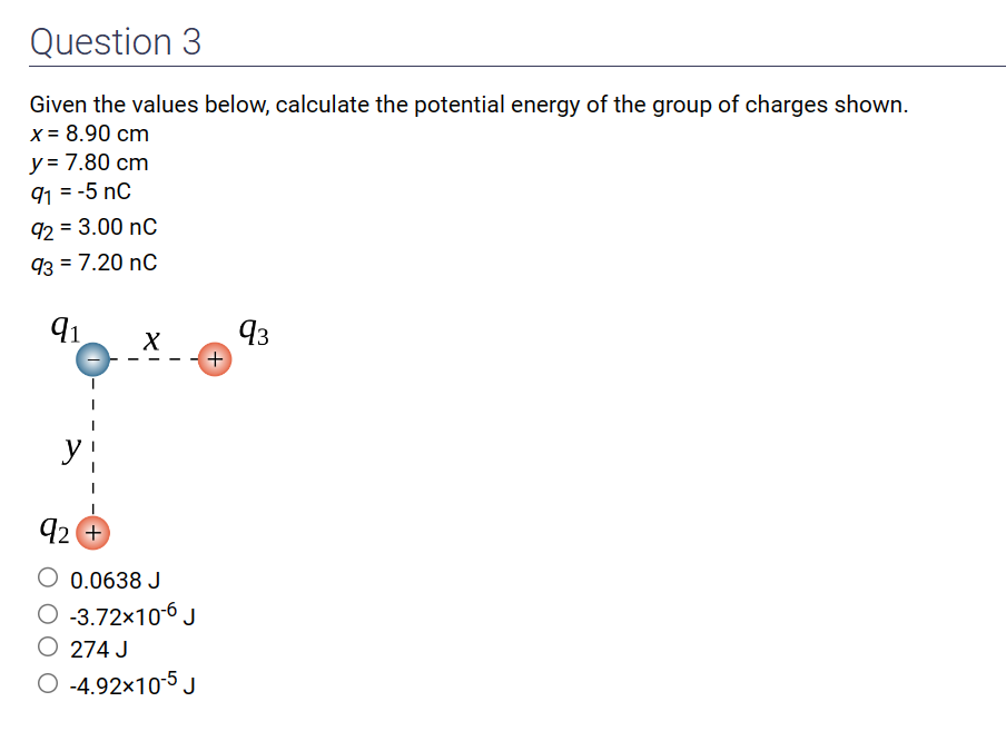 Solved Given The Values Below, Calculate The Potential | Chegg.com