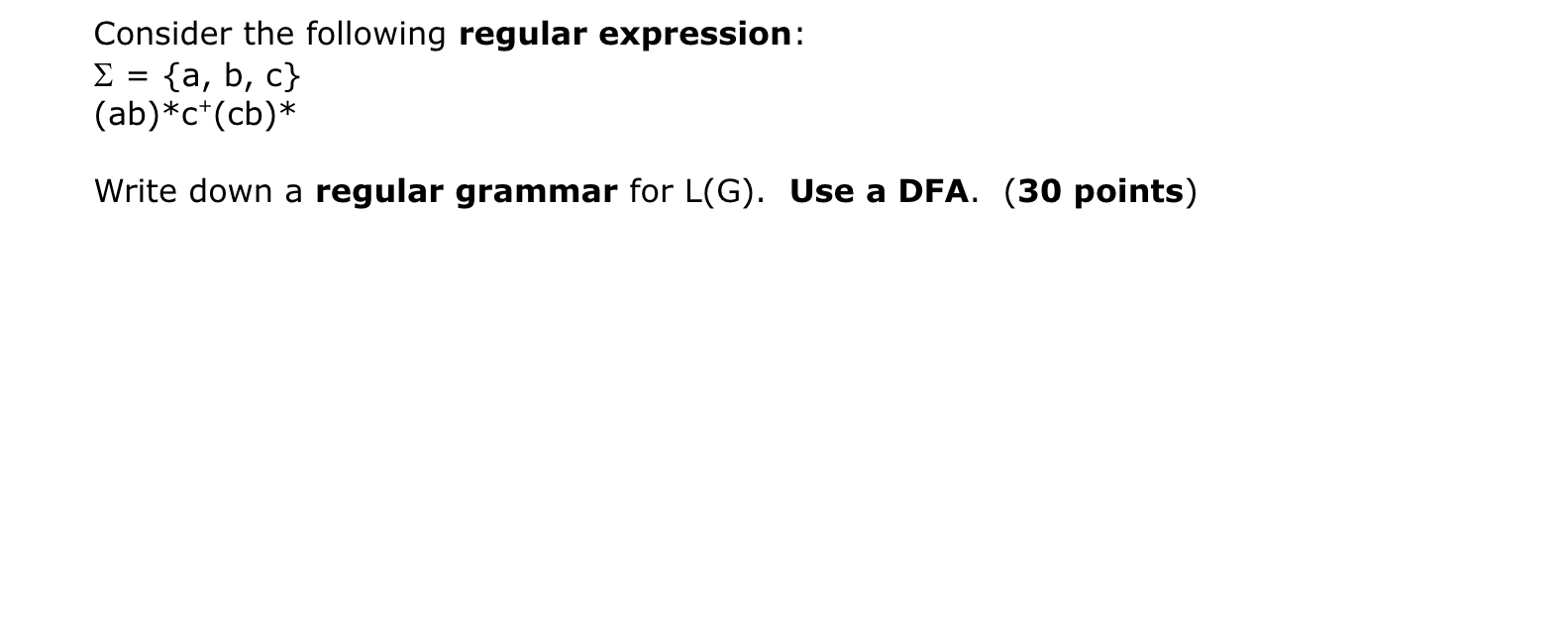 Solved Consider The Following Regular Expression: E = | Chegg.com