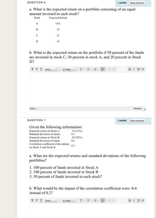 Solved QUESTION 6 1 points Save Answer a. What is the | Chegg.com