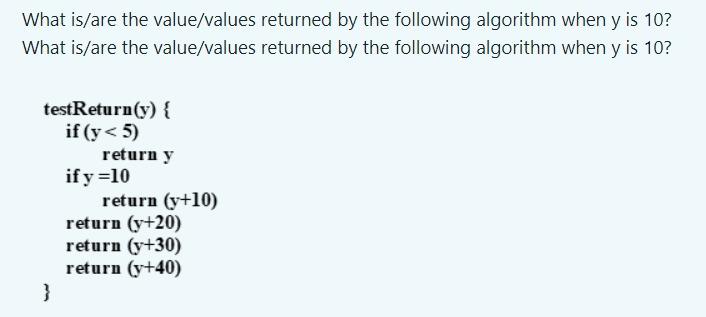 Solved The algorithm Find2 (A,n) is shown below. What is the | Chegg.com