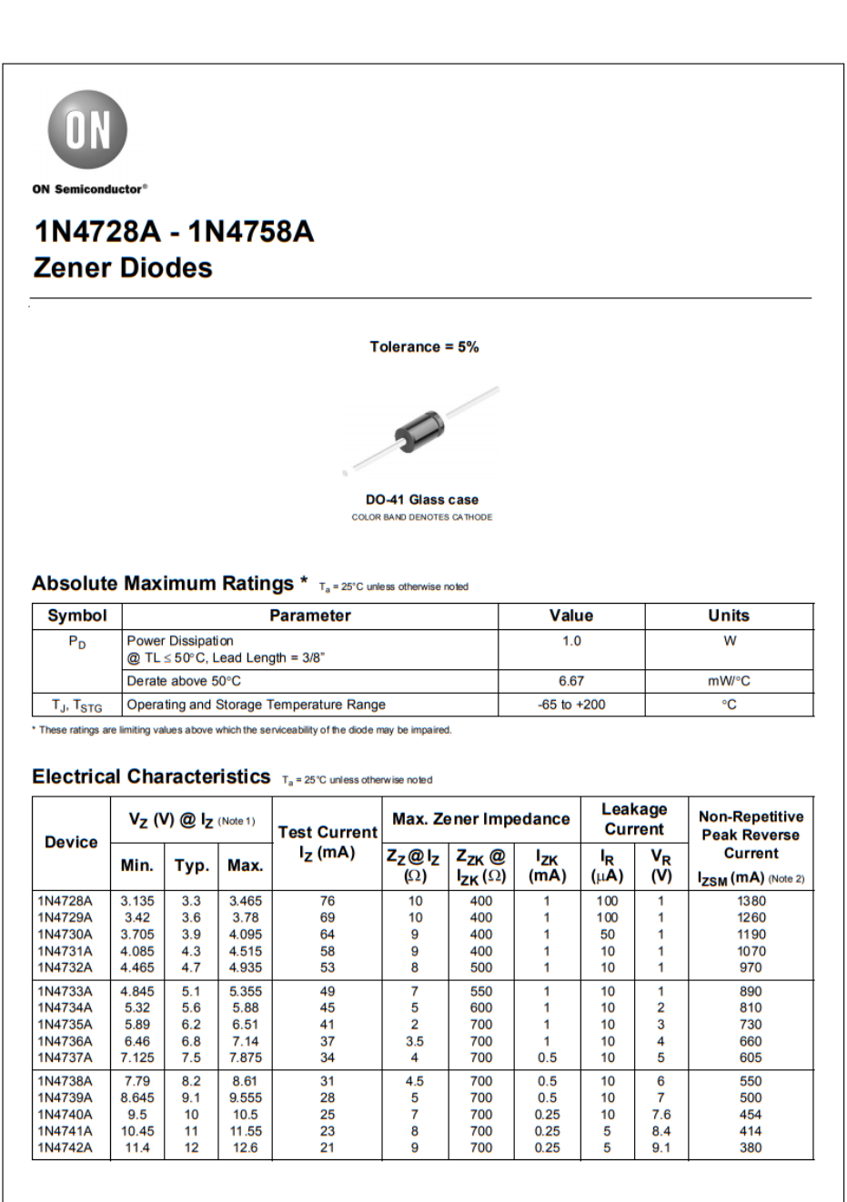 Zener Diode Manual