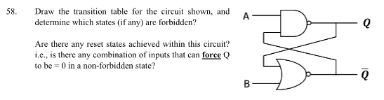 Solved Draw the transition table for the circuit shown, and | Chegg.com