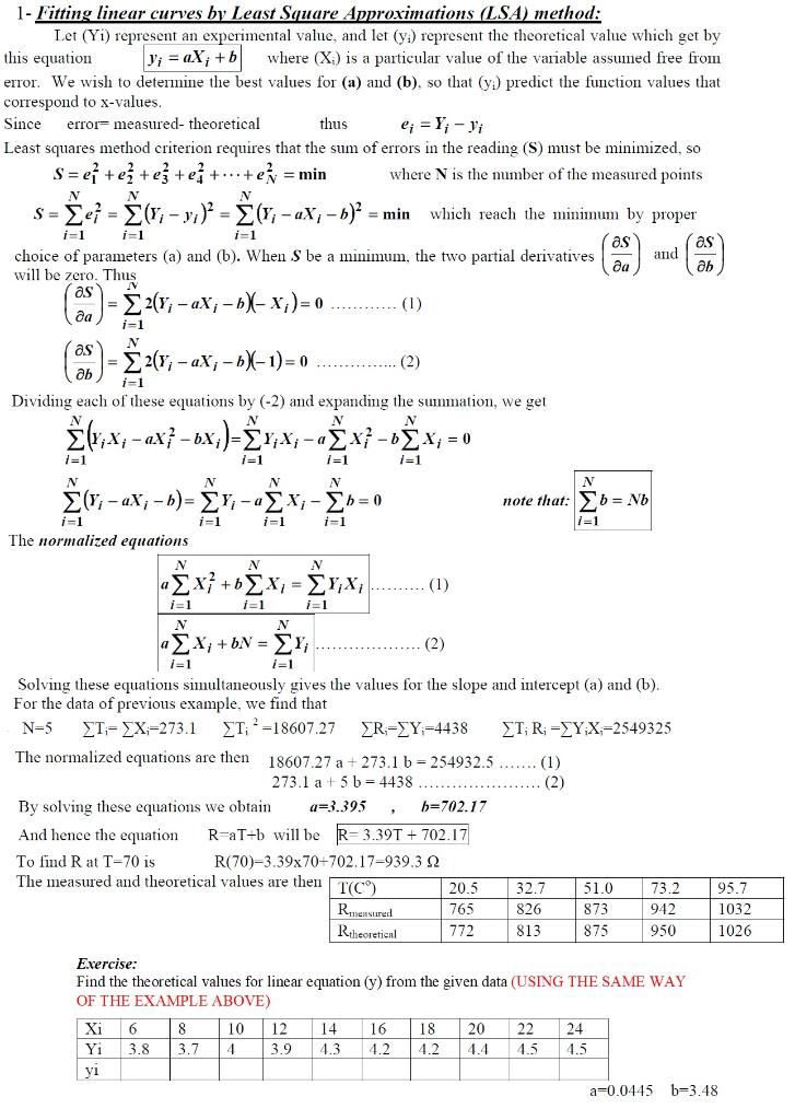 Solved Instrumentation & Measuring/ Please I Need To Solve | Chegg.com