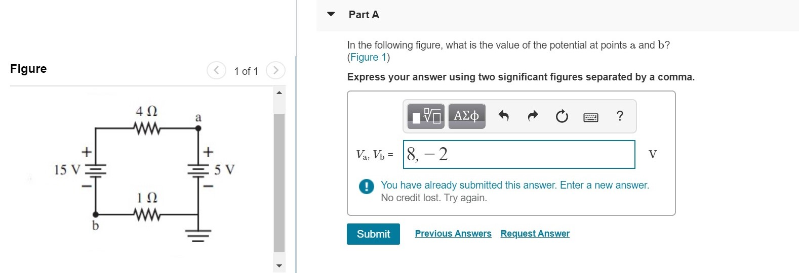 Solved Part A In the following figure, what is the value of | Chegg.com