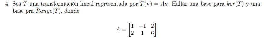 Solved Let T be a linear transformation represented | Chegg.com