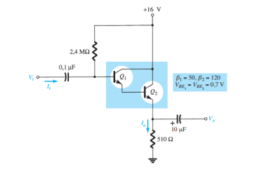 Solved For the Darlington circuit pictured below: a) | Chegg.com