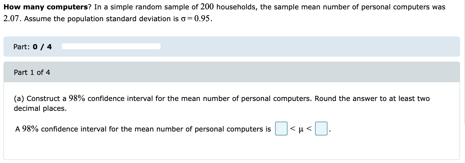Solved How many computers? In a simple random sample of 200 | Chegg.com